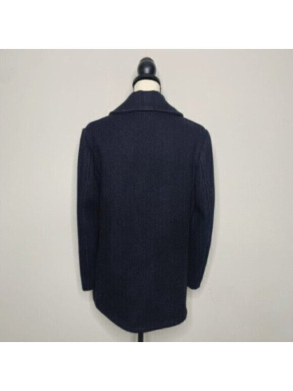 Monterey Club Vintage US Navy Wool Double Breasted Pea Coat - Picture 9 of 16